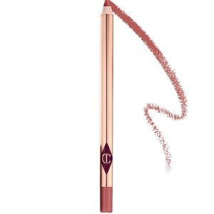 Charlotte Tilbury Lip Cheat LipLiner in Pillow Talk 02 Medium 0.04oz Full Size